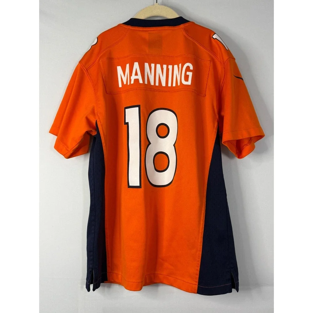 Nike Peyton Manning Denver Broncos Jersey Kids Medium 10/12‎ Orange NFL 18